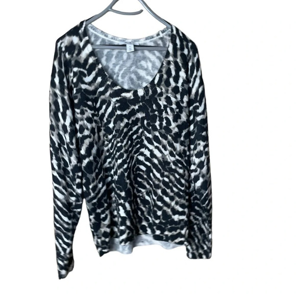 WHBM animal print sweater - Picture 2 of 7